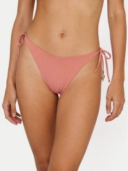 Guess Dół od bikini E6GO01 KF412 Koralowy. Pomarańczowe bikini Guess, xl, z aplikacjami, z syntetyku. Za 219.99 zł.