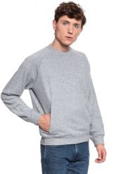 LEE BLUZA SIDE POCKET SWS SHARP GREY MELE L80DGB03 112121321. Szare bluzy męskie Lee, l, bez wzorów, klasyczne, bez ramiączek, bez kaptura. W wyprzedaży za 69.99 zł.