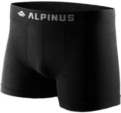 Alpinus BOKSERKI MĘSKIE ALPINUS GUANA BAWEŁNIANE BIELIZNA MĘSKA CZARNA. Czarna bokserki męskie Alpinus, bez wzorów, z bawełny. Za 44.00 zł.