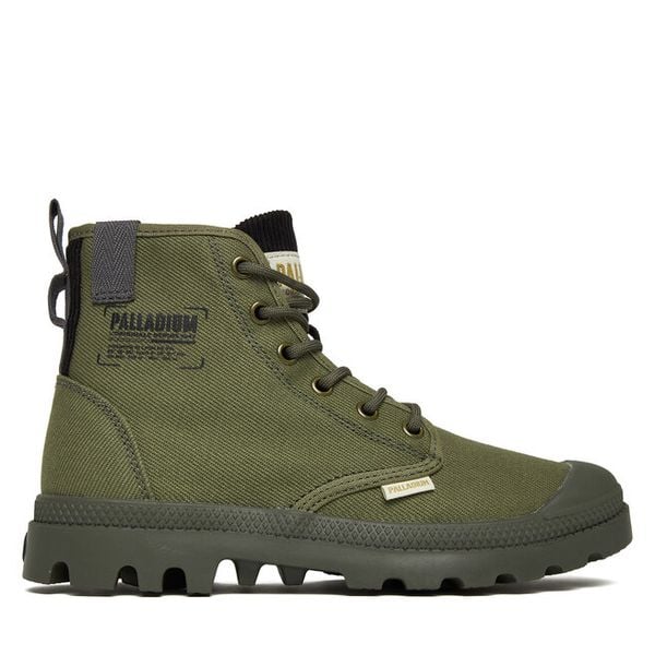 Trapery Palladium. Zielone trapery damskie Palladium, bez zapięcia. Za 259.99 zł.