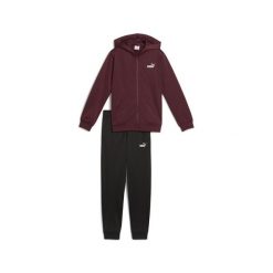 Młodzieżowy dres z bluzą z kapturem i zamkiem z poliestru PUMA Ruby Shimmer Red. Czerwona bluzy damskie Puma, m, bez wzorów, z dresówki, młodzieżowe, bez ramiączek, z kapturem. Za 249.00 zł.