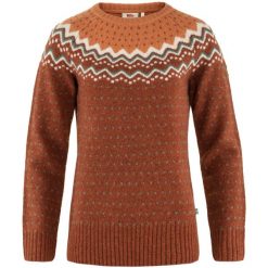 Sweter damski Fjallraven Ovik Knit Sweater. Zielone swetry nierozpinane damskie Fjällräven, xs, bez wzorów, sportowe, bez kołnierzyka, bez ramiączek. Za 718.99 zł.