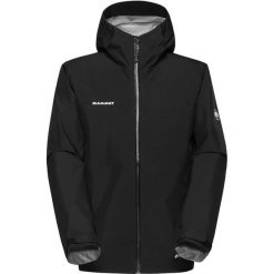 Kurtka z membraną męska Mammut Crater Light HS Hooded Jacket. Czarne kurtki męskie Mammut, l, bez wzorów, z gore-texu, bez kaptura. Za 1,411.99 zł.
