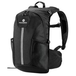 Plecak miejski wodoodporny 20 l. Czarne plecaki męskie ROCKBROS, bez wzorów, z materiału, biznesowe. Za 179.99 zł.