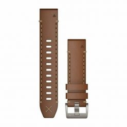 Pasek do zegarka Garmin Quickfit 22. Brązowe zegarki damskie Garmin. W wyprzedaży za 599.50 zł.
