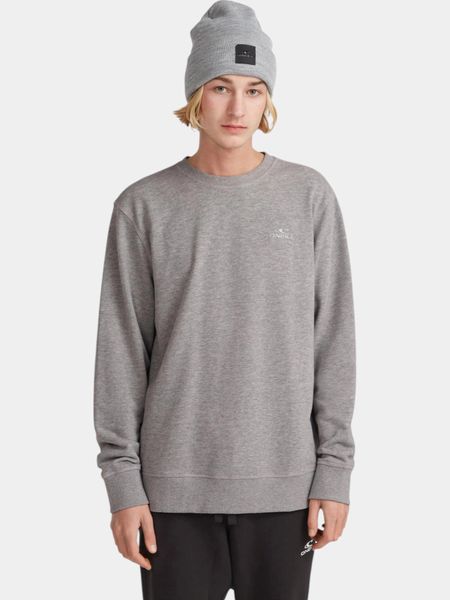 Sweter męski O'Neill Small Logo Crew. Szare swetry męskie O'Neill, m, bez wzorów, z bawełny, eleganckie, bez kołnierzyka, bez ramiączek. Za 233.10 zł.