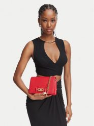 Elisabetta Franchi Torebka BS-09A-66E2-V300 Czerwony. Czerwone listonoszki damskie Elisabetta Franchi, bez wzorów, ze skóry, bez dodatków. Za 1,289.00 zł.