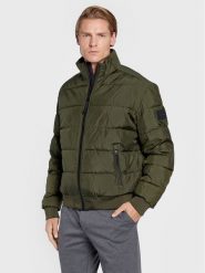 Calvin Klein Kurtka zimowa Mix Media Quilt K10K110331 Zielony Regular Fit. Zielone kurtki męskie Calvin Klein, na zimę, m, bez wzorów, z syntetyku, bez kaptura. Za 1,399.00 zł.
