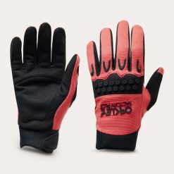 Rękawiczki męskie Oakley SWITCHBACK MTB 2.0 różowe FOS901324-41I r M. Czerwone rękawiczki męskie Oakley, bez wzorów, z materiału. Za 133.17 zł.
