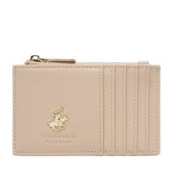 Etui na karty kredytowe Beverly Hills Polo Club. Brązowe portfele damskie Beverly Hills Polo Club. Za 59.99 zł.