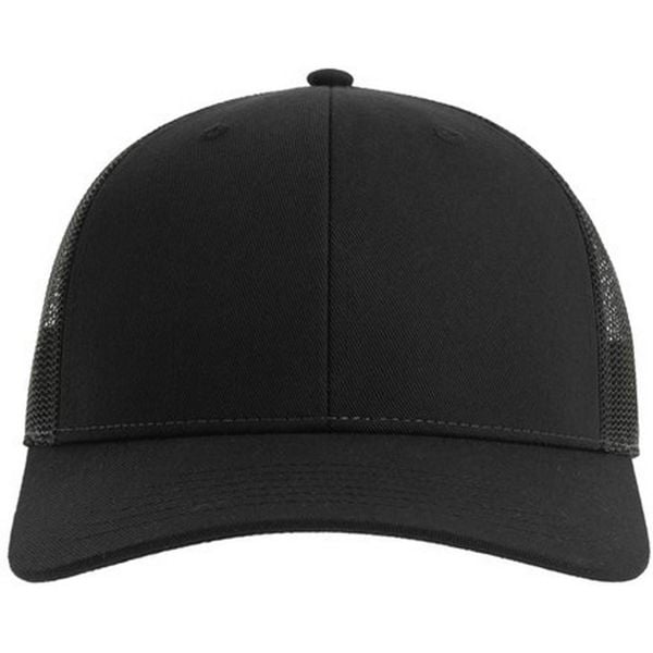 Czapka Z Daszkiem Dla Dorosłych Unisex Bryce 5 Panel Trucker Cap. Czarne czapki damskie ATLANTIS, bez wzorów. Za 68.99 zł.