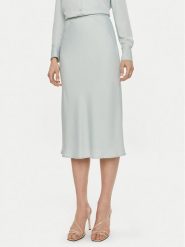 Calvin Klein Spódnica midi Bias K20K203514 Zielony Regular Fit. Zielone spódnice damskie Calvin Klein, bez wzorów, z syntetyku, midi. Za 749.99 zł.