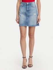 JOOP! Jeans Spódnica jeansowa Rosalie 30102891 Niebieski Regular Fit. Niebieskie spódnice damskie JOOP! Jeans, s, bez wzorów, z bawełny. Za 341.99 zł.