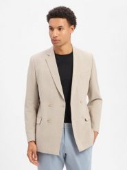 S.Oliver BLACK LABEL marynarka z zestawu modułowego Mężczyźni Comfort Fit brązowy, 44. Brązowe garnitury męskie s.Oliver BLACK LABEL, m, bez wzorów, biznesowe, bez kołnierzyka, bez ramiączek. Za 699.95 zł.