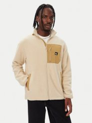 Quiksilver Polar EQYPF03066 Beżowy jasny Regular Fit. Brązowe bluzy sportowe męskie Quiksilver, m, bez wzorów, z polaru, bez kaptura. Za 369.99 zł.