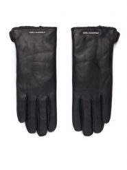 KARL LAGERFELD Rękawiczki B4W33084 Czarny. Czarne rękawiczki damskie KARL LAGERFELD, bez wzorów, ze skóry. Za 429.99 zł.