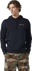 Bluza męska Champion Hooded Sweatshirt granatowa 220729 BS501 2XL. Bluzy męskie Champion, m, bez wzorów, bez kaptura. Za 376.70 zł.
