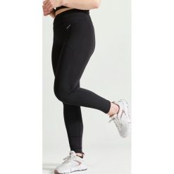 Legginsy fitness damskie Domyos. Zielone legginsy damskie DOMYOS, bez wzorów, z elastanu. Za 109.99 zł.