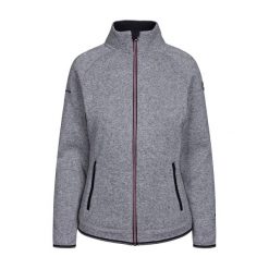 Damska Bluza Polarowa Toddy AT200. Szare bluzy damskie Trespass, na zimę, m, bez wzorów, z dzianiny, bez ramiączek, bez kaptura. Za 171.99 zł.