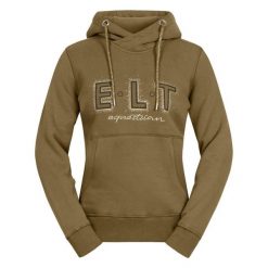 Damska bluza z kapturem ELT Rio. Niebieskie bluzy damskie ELT, xs, bez wzorów, z materiału, eleganckie, bez ramiączek, z kapturem. Za 288.50 zł.