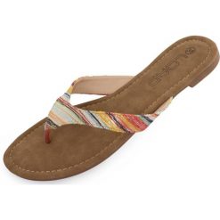 Damskie klapki Loap Herba Brown. Czarne klapki damskie LOOP, na lato, bez wzorów, bez obcasa, bez zapięcia. Za 159.99 zł.