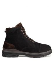Lasocki Trapery KASTOR-03 MI24 Czarny. Czarne buty zimowe męskie Lasocki, bez wzorów, ze skóry, bez obcasa, bez zapięcia. Za 279.99 zł.