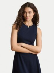 LAUREN RALPH LAUREN Sukienka koktajlowa 200980935004 Granatowy Regular Fit. Niebieskie sukienki damskie Lauren Ralph Lauren, bez wzorów, z wiskozy, wizytowe, bez kołnierzyka, bez ramiączek. Za 989.99 zł.