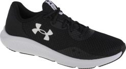 Under Armour Under Armour Charged Pursuit 3 3024878-001 Czarne 45. Czarne buty sportowe męskie Under Armour, bez wzorów, bez zapięcia. Za 286.11 zł.