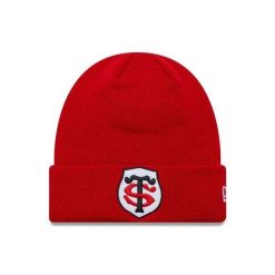 Czapka z daszkiem Core Cuff Stade Toulousain 2025/26. Czerwone czapki damskie New Era, bez wzorów. Za 172.50 zł.