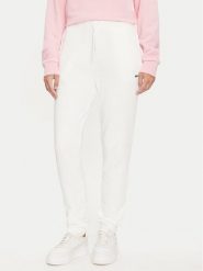 Lacoste Spodnie dresowe XF9216 Écru Regular Fit. Spodnie dresowe damskie Lacoste, bez wzorów, z bawełny. Za 379.99 zł.