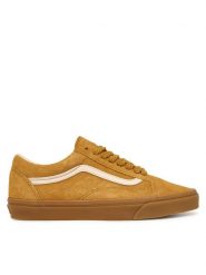 Vans Tenisówki Old Skool VN000D7ZDFM1 Brązowy. Brązowe trampki męskie Vans, bez wzorów, ze skóry, bez zapięcia. Za 399.99 zł.
