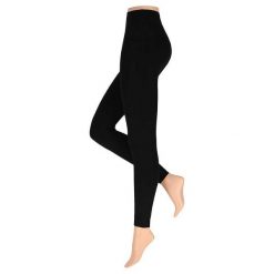 Legginsy zimowe damskie Polar. Szare legginsy damskie HEAT KEEPER, bez wzorów, z polaru. Za 134.79 zł.