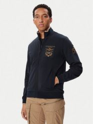 Aeronautica Militare Bluza 262FE2136UF00662 Granatowy Regular Fit. Niebieskie bluzy męskie Aeronautica Militare, m, bez wzorów, bez ramiączek, bez kaptura. Za 799.99 zł.