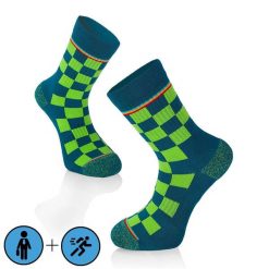 Skarpetki bawełniane Active Lifestyle Skarpetki kwadratowe Petrol Green. Zielone skarpetki damskie TRY TO FLY, bez wzorów, z bawełny. Za 58.29 zł.