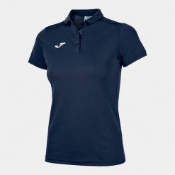 Koszulka polo do tenisa damska Joma Hobby. Niebieskie bluzki damskie Joma, xs, bez wzorów, sportowe, bez kołnierzyka, bez ramiączek. W wyprzedaży za 105.30 zł.