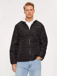 Sprandi Kurtka puchowa SP3-KUM050 Czarny Regular Fit. Czarne kurtki męskie Sprandi, m, bez wzorów, z puchu, bez kaptura. Za 199.99 zł.