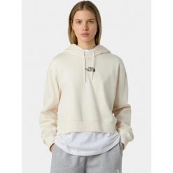 Bluza Damska The North Face Essential Crop. Białe bluzy damskie The North Face, bez wzorów, casualowe, bez ramiączek, bez kaptura. Za 238.28 zł.