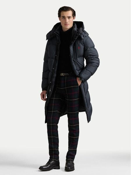 Polo Ralph Lauren Kurtka puchowa 710962406002 Czarny Regular Fit. Czarne kurtki męskie Polo Ralph Lauren, m, bez wzorów, z puchu, bez kaptura. Za 2,099.99 zł.