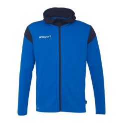 Bluza dresowa z kapturem Uhlsport Squad 27. Niebieskie bluzy damskie Uhlsport, xl, bez wzorów, z dresówki, eleganckie, bez ramiączek, z kapturem. Za 217.50 zł.