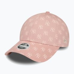 Czapka z daszkiem damska New Era Monogram 9Forty New York Yankees. Brązowe czapki damskie New Era, bez wzorów, sportowe. Za 109.99 zł.