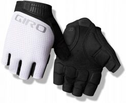 Rękawiczki męskie GIRO BRAVO II GEL krótki palec white roz. L (obwód dłoni 229-248 mm / dł. dłoni 189-199 mm) (NEW 2025). Białe rękawiczki męskie Giro, bez wzorów. Za 129.65 zł.