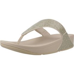 Sandały FITFLOP LULU SHIMMERGLITZ Złoty. Żółte sandały damskie FIT FLOP, bez wzorów, z syntetyku, bez obcasa, bez zapięcia. Za 297.99 zł.