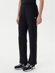 Champion Spodnie dresowe 117983 Czarny Slim Fit. Czarne spodnie dresowe damskie Champion, bez wzorów, z bawełny. Za 179.99 zł.