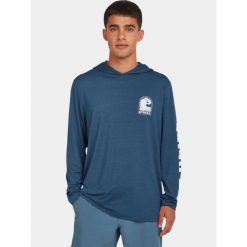 Bluza męska z kapturem O'Neill Upf. Niebieskie bluzy sportowe męskie O'Neill, na lato, l, bez wzorów, z kapturem. Za 299.00 zł.