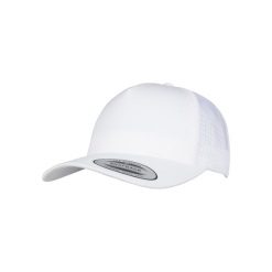 Czapka Flexfit 5-panel retro. Białe czapki damskie FLEXFIT, bez wzorów, retro. Za 46.00 zł.