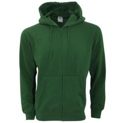 Męska Gładka Bluza Sportowa Z Kapturem Na Zamek. Zielone bluzy sportowe męskie SG, m, bez wzorów, z kapturem. Za 134.99 zł.