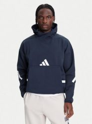 Adidas Bluza Z.N.E. JW4729 Granatowy Loose Fit. Niebieskie bluzy męskie Adidas, m, bez wzorów, z bawełny, bez ramiączek, bez kaptura. Za 399.99 zł.