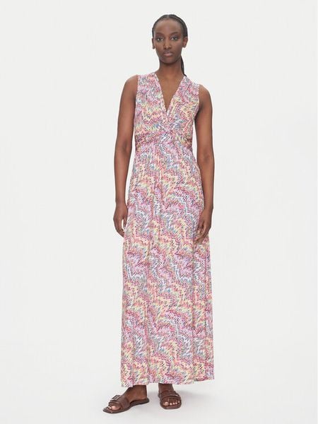 Morgan Sukienka letnia 251-RPOKA Kolorowy Regular Fit. Sukienki damskie Morgan, na lato, bez wzorów, z syntetyku, bez kołnierzyka, bez ramiączek. Za 239.99 zł.