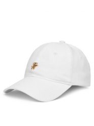 Tommy Hilfiger Czapka z daszkiem AW0AW18345 Biały. Białe czapki damskie Tommy Hilfiger, bez wzorów, ze lnu. Za 229.99 zł.