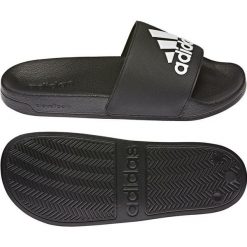 Klapki adidas Adilette Shower GZ3779 czarne. Czarne klapki męskie bez wzorów, z materiału, bez zapięcia. Za 193.88 zł.